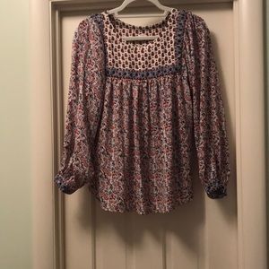 Gap paisley print l/s blouse - excellent condition